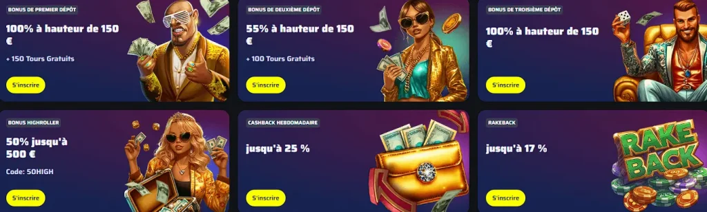 100% a hauter de 150 € 55% a hauter de 150 €